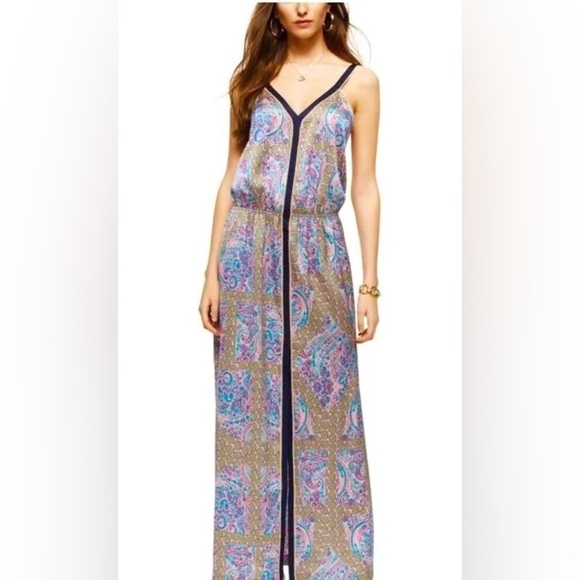 Juicy Couture x Revolve Imperial Starflower Sateen Maxi Dress Size 4 (S/M) - Picture 4 of 15